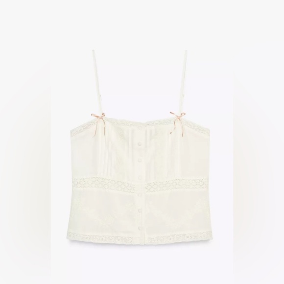 Zara embroidered top - Picture 4 of 5